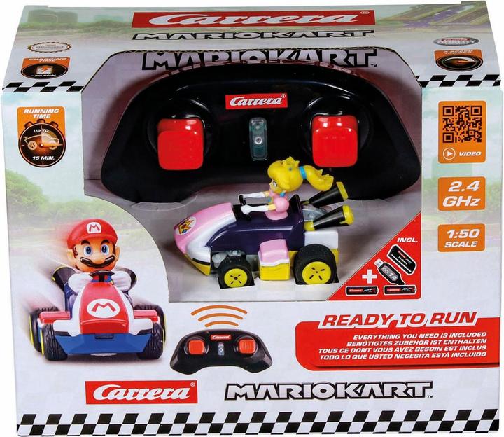 Produktbild Carrera 2,4GHz Mario Kart Mini RC - Peach (Paperbox)