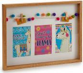 Actual product image Giftdecor rectangular multiple tassel picture frame