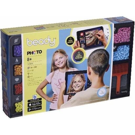 Hama Beady - Foto - 18.000 perline, 12 piastre e 1 raschietto (390702)