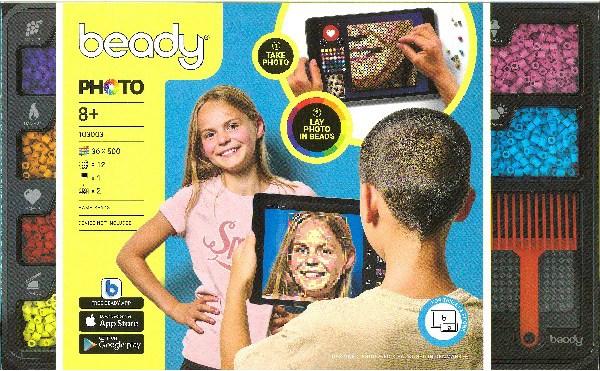 Actual product image Hama Beady - Photo - 18,000 beads, 12 plates & 1 scraper (390702)