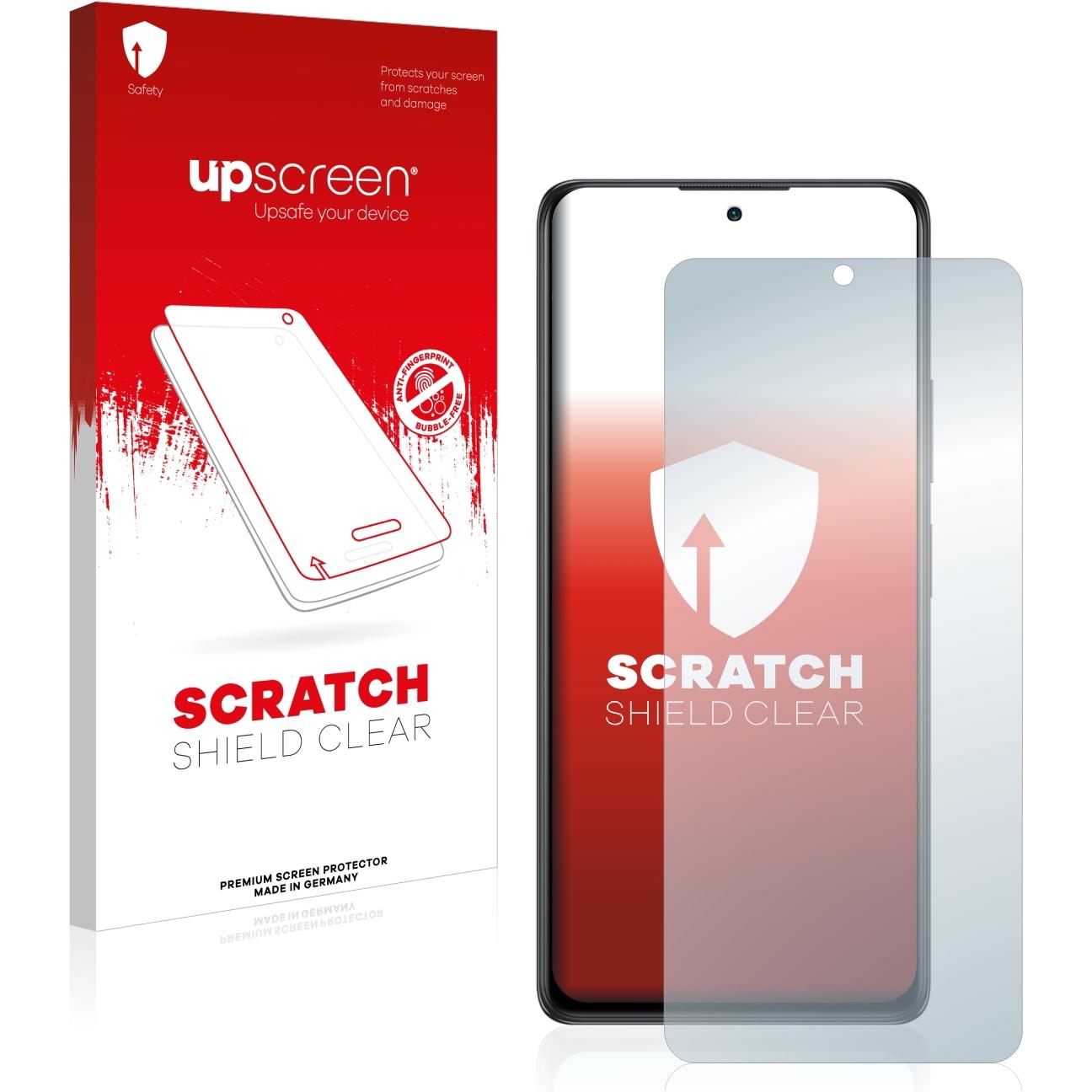 upscreen Scratch Shield Displayschutz (1 Stück, Xiaomi Redmi Note 10 Pro), Smartphone Schutzfolie, Transparent