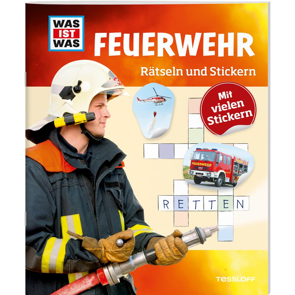 Rätseln und Stickern: Feuerwehr, Kinderbücher von Anja Kunze, Janina Michna