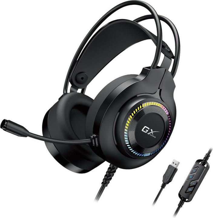 Actual product image Genius HS-GX580U Gaming Headset Black (Cable)