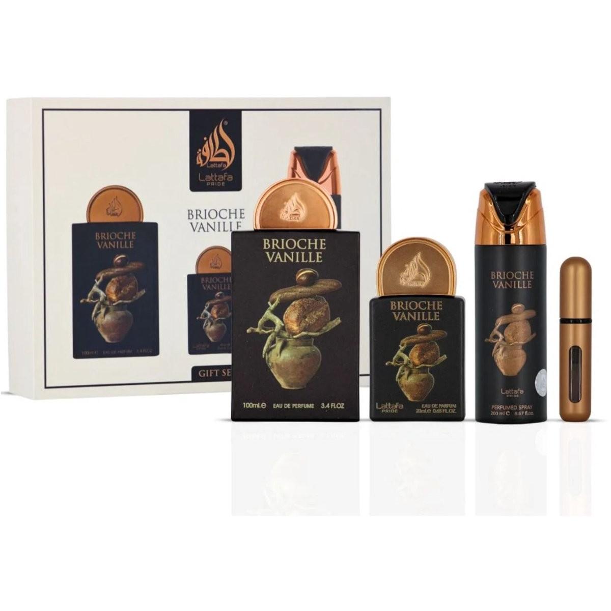 Lattafa Perfumes Lattafa Pride Brioche Vanille Eau De Parfum 100 Ml Eau De Parfum 20 Ml Deodorant 200 Ml (Parfum Set) (62018494)