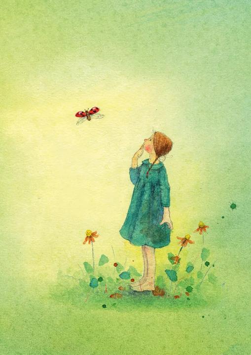 Actual product image Postcard book "Lucky children (15 pcs.)