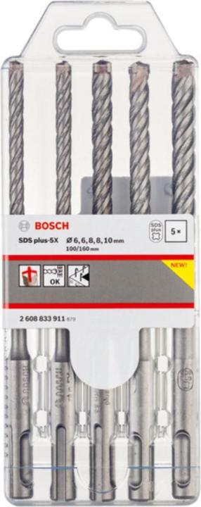Produktbild Bosch Zubehör Pro SDS plus-5X Hammerbohrer-Set (10 mm, 6, 8)