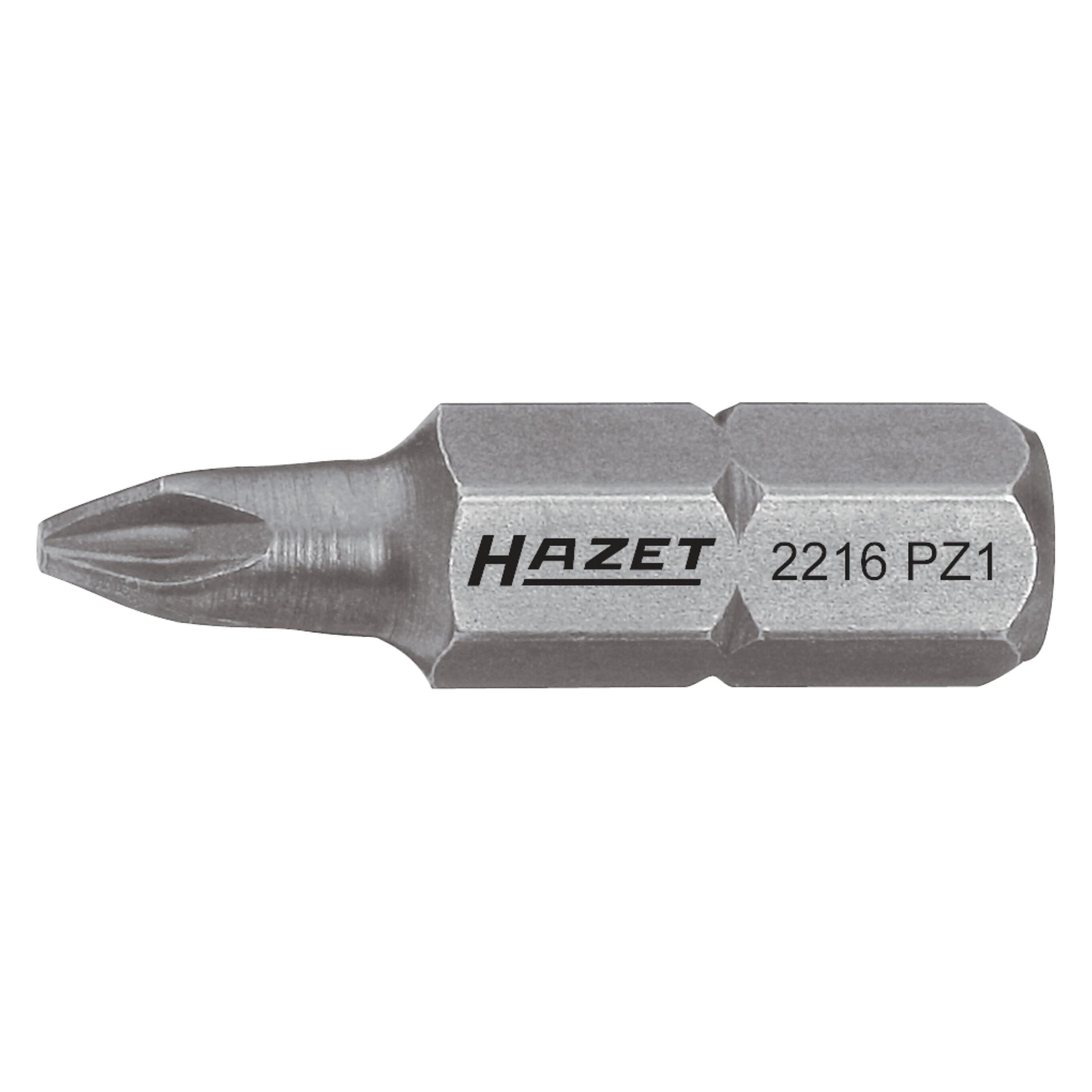 HAZET, Bits, Dwarsliggende bit PZ 2 Speciaal (Kruis Pozidriv PZ)