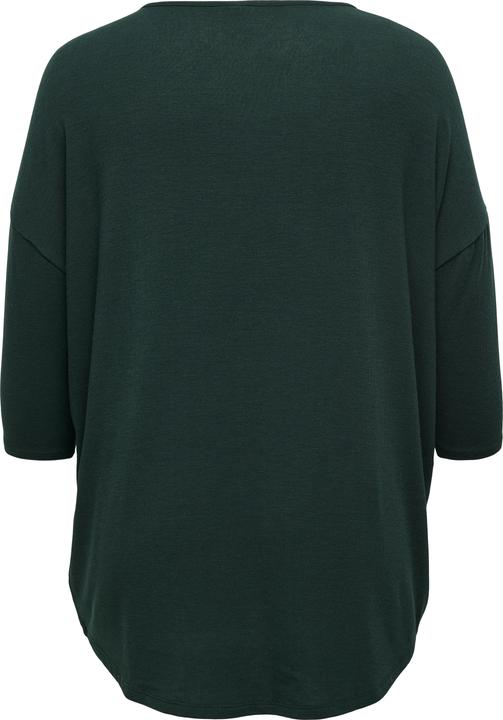 Image du produit Only Haut curvy à la coupe décontractée et aux manches 3/4 (L)