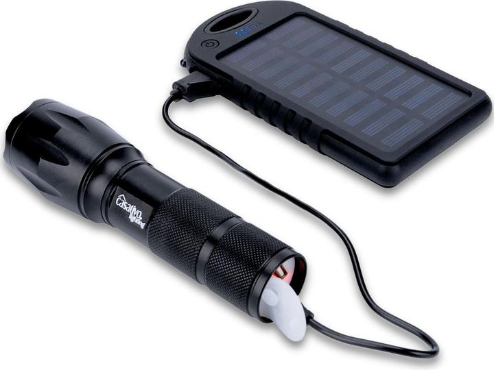Produktbild Casativo 2er-Set 2in1 LED-Taschenlampe & Powerbank, 260 lm, Li-Ion-Akku, IP44 (13.30 cm, 260 lm)