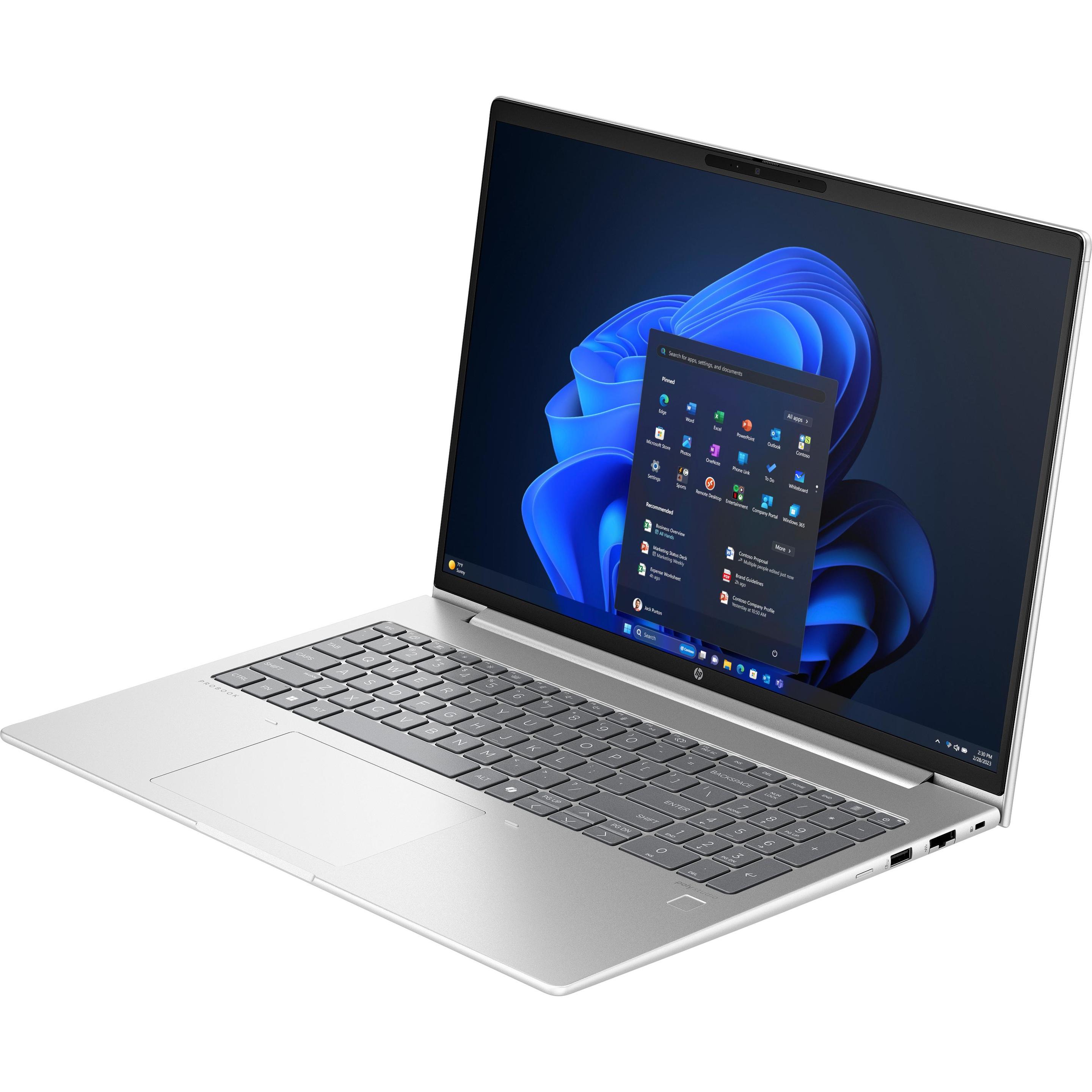HP ProBook 460 16 inch G11 Notebook PC, 40,6 cm (16"), 1920 x 1200 Pixel, 8 GB, DDR5-SDRAM, Win (16"