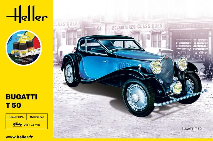 Actual product image Heller STARTER KIT Bugatti T 50