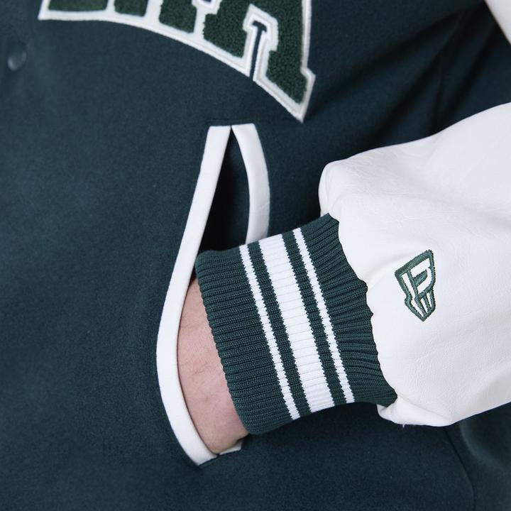 Actual product image New Era Varsity College Jacke - BRAND PATCHES - S (S)