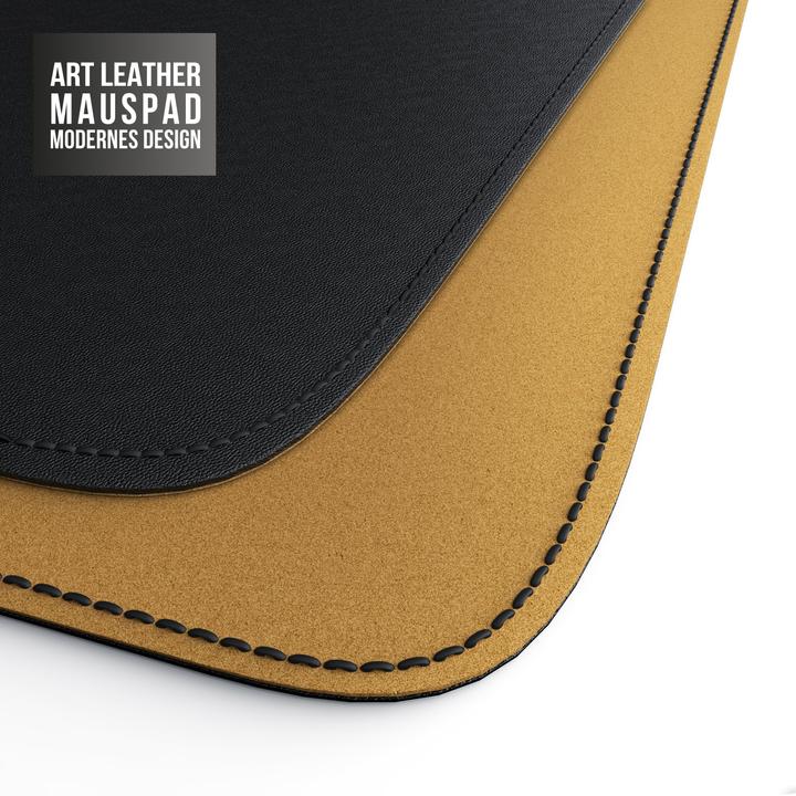 Actual product image CSL Mouse pad, XXL 800 x 400 x 3 mm Mouse mat, XXL Mouse pad / Non-slip, black (XXL)