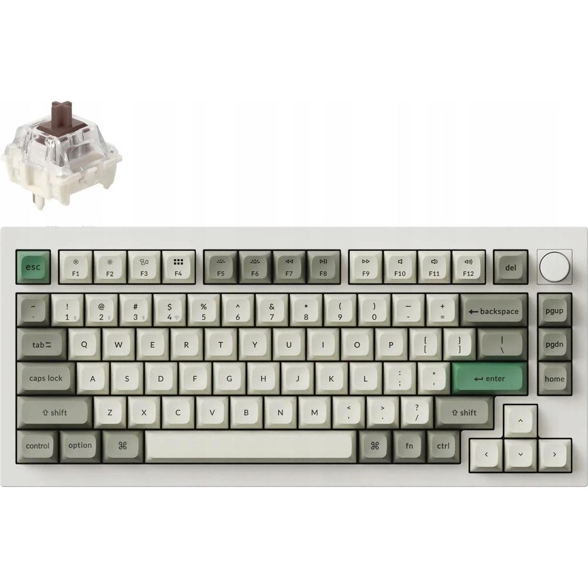 Keychron Q1 Max kabellose RGB-Mechanische Tastatur (Q1M-P3)