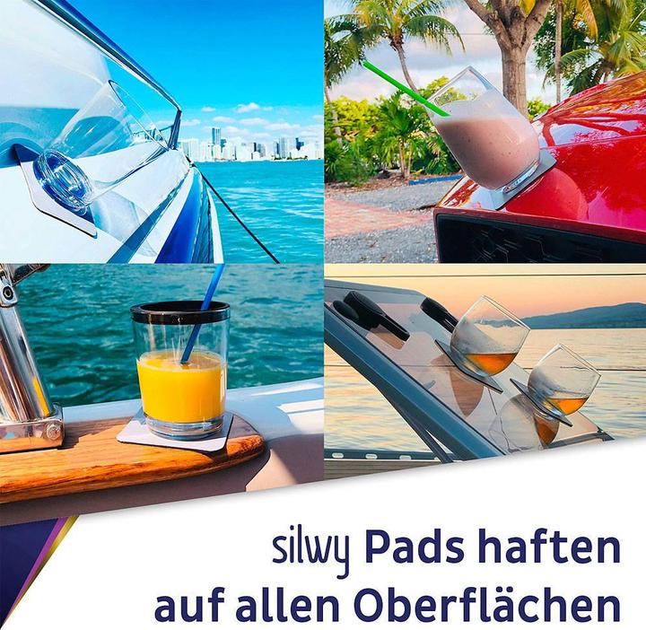 Actual product image Silwy Magnet Plastic Glasses Long Drink Grey