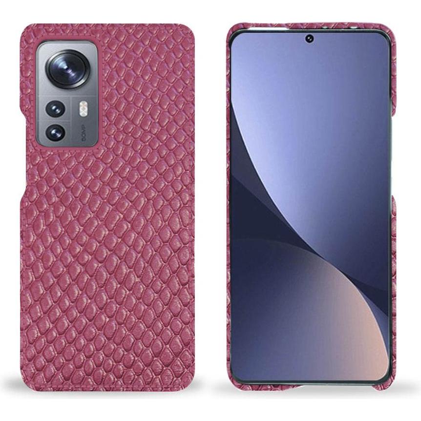 Thumbnail - Noreve Lederschutzhülle (Xiaomi 12 Pro), Smartphone Hülle, Rosa
