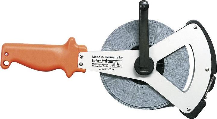 Richter Frame Steel measuring tape Metri 30 m white lacquered Start A Accuracy II (30 m)