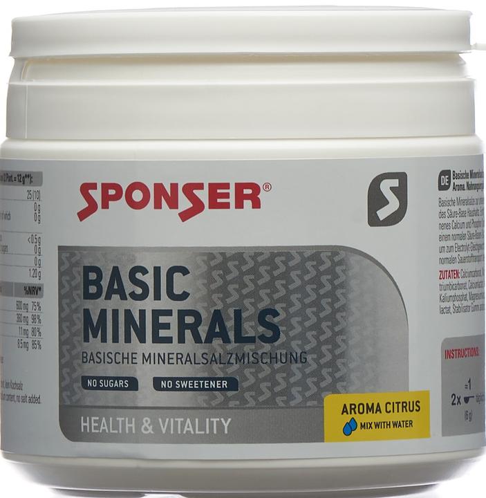 Produktbild Sponser Basic Minerals Pulver Citrus (1 Stück, Pulver, 400 g)