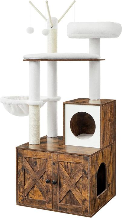 Immagine prodotto Feandrea Mr. Kittens (140 cm, Nero, Marrone rustico)