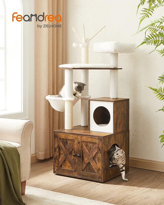 Immagine prodotto Feandrea Mr. Kittens (140 cm, Nero, Marrone rustico)