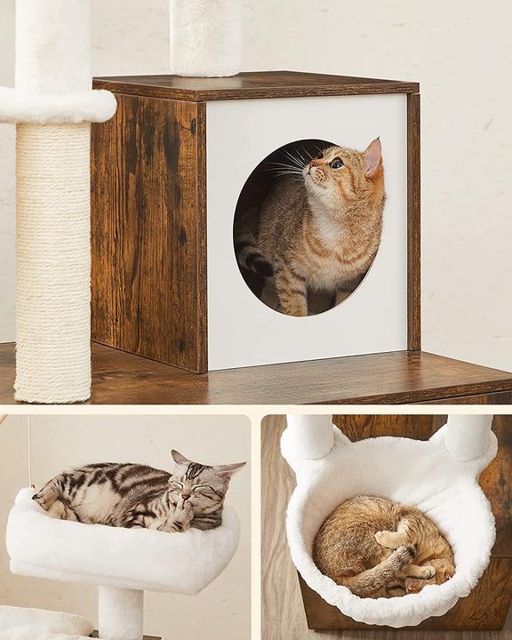Immagine prodotto Feandrea Mr. Kittens (140 cm, Nero, Marrone rustico)