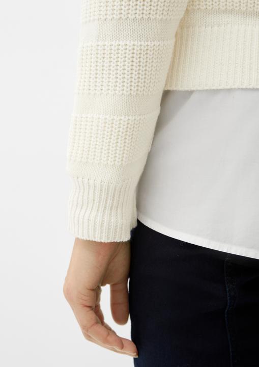 Immagine prodotto s.Oliver Strickpullover Pullover mit Strickmuster (L)