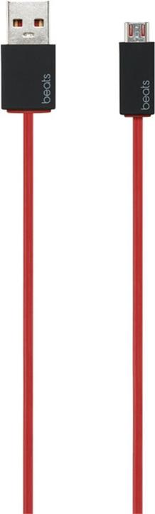 Beats USB Kabel, USB A zu Micro USB B, rot (0.91 m, USB 2.0)
