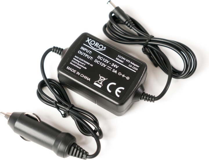 Produktbild Xoro CA1224 Stabilisierter 12V/24V KFZ Adapter