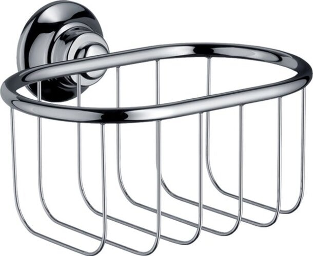 Produktbild hansgrohe Seifenkorb AXOR MONTREUX Wandmontage brushed black chrome