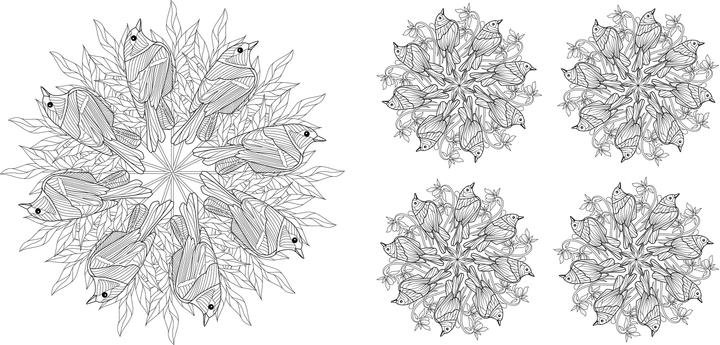 Actual product image Tier-Mandalas