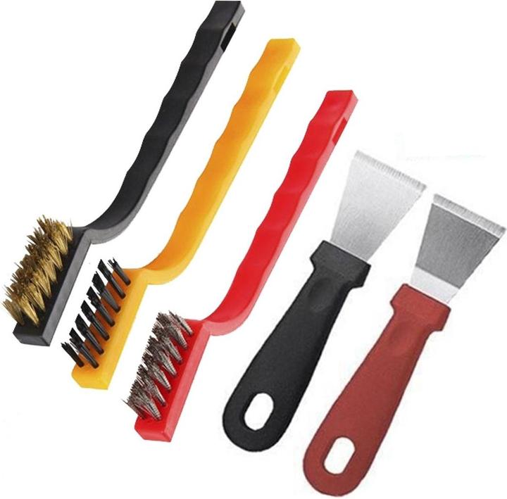 König Design BBQ Grill Oven Grill Kitchen Metal Cleaning Brush Scraper Scraper Cleaner