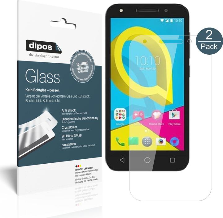 Actual product image Dipos Screen Protector Anti-Shock (2 pcs., Alcatel U5)