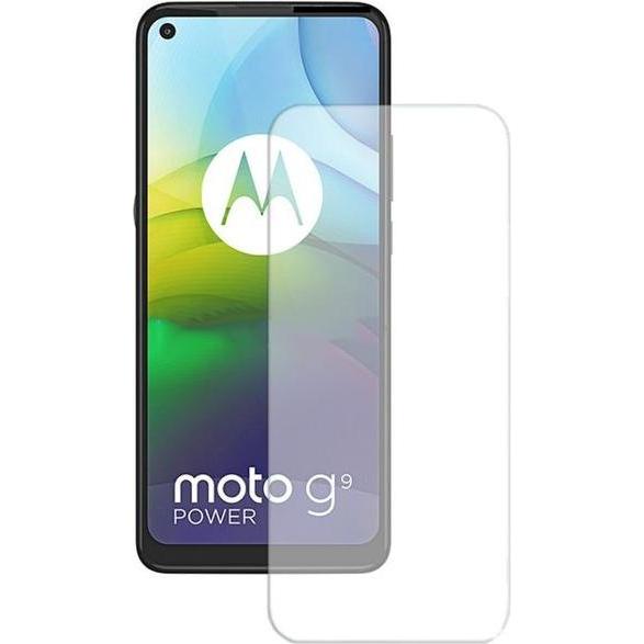 MU Budget Schutzglas Displayschutz (1 Stück, Motorola Moto G9 Power), Smartphone Schutzfolie, Transparent