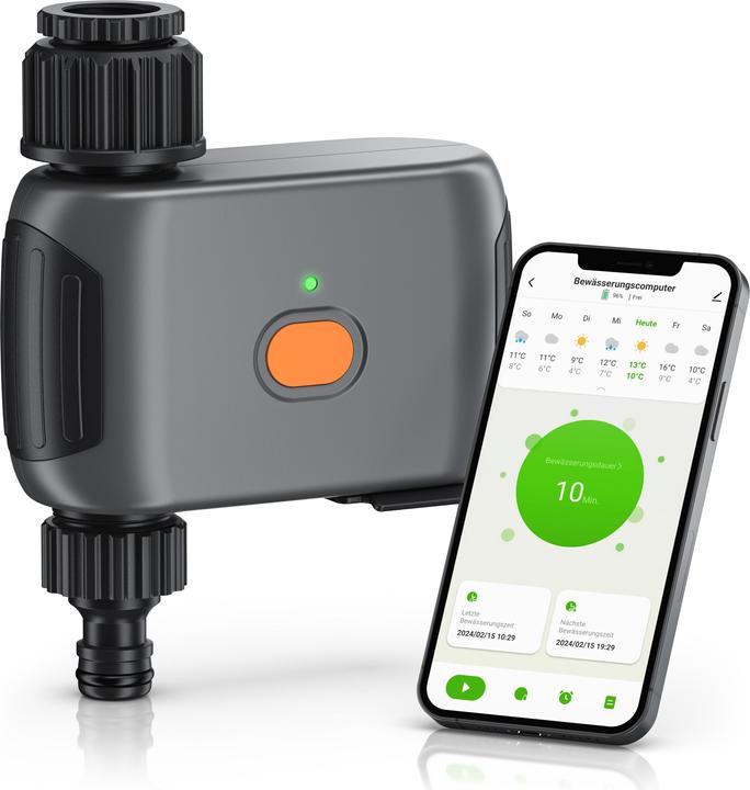 Brandson Wifi irrigation controller, WLAN water timer, timer irrigation system, irrigation computer (Irrigation computer)