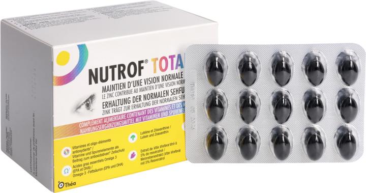Actual product image Théa Nutrof Total (90 pcs., Capsules, 111 g)