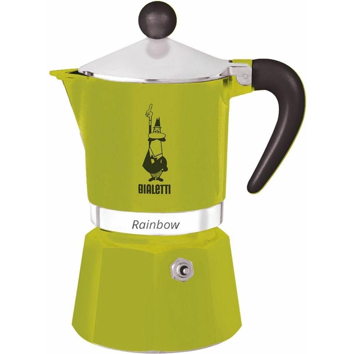 Bialetti Verde Rainbow, Caffettiera Moka,