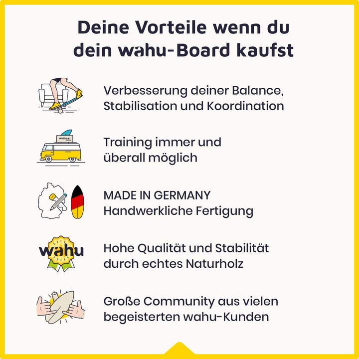 Produktbild Wahu Balance Board, Natur