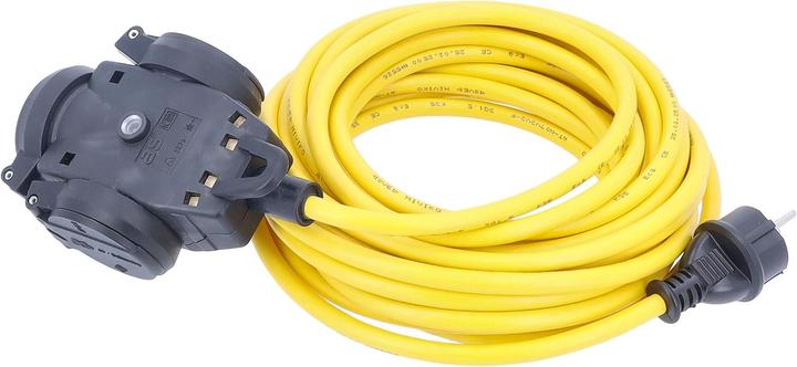 Actual product image As - Schwabe 60343 Power extension cable 16 A 15 m (15 m, CEE 7/3, CEE 7/7)