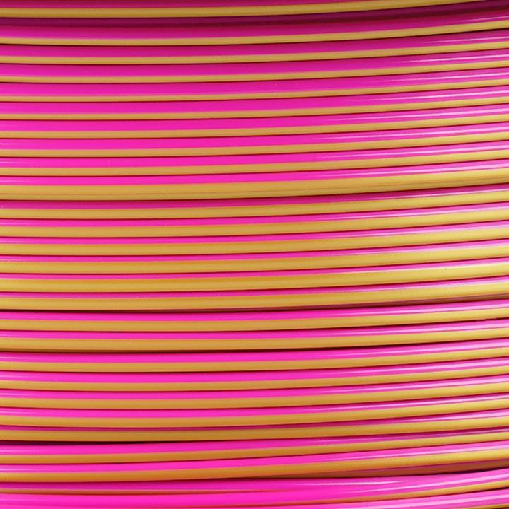 Produktbild Copymaster3D Duo-Silk 3D Printer Filament, 1.75 mm, Pink/Gold (1.75 mm, 1000 g)