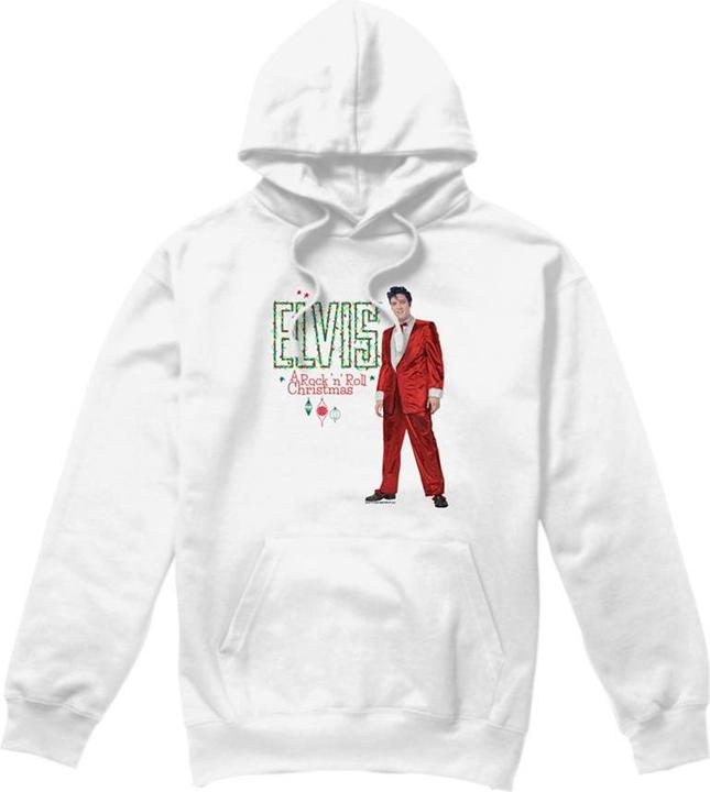 Produktbild Elvis Holiday Lights Kapuzenpullover weihnachtliches Design (S)