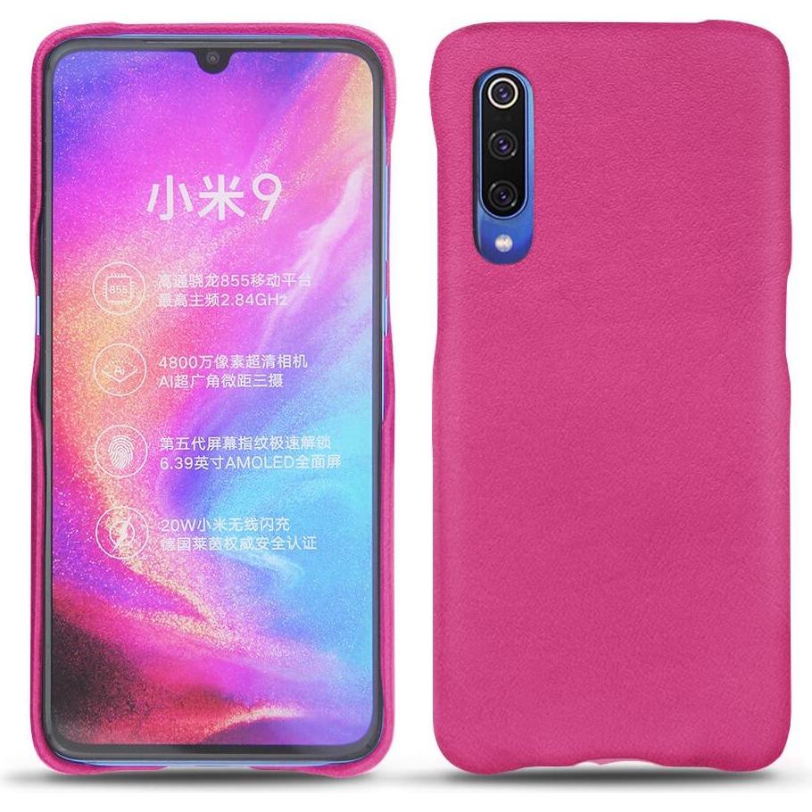 Noreve Lederschutzhülle (Xiaomi Mi 9), Smartphone Hülle, Rosa