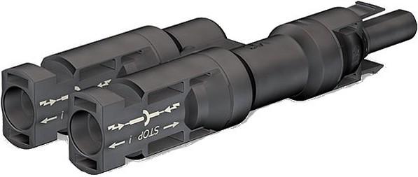 Stäubli Abzweigstecker - Y Stück 2x M 1x F (Solarstecker)