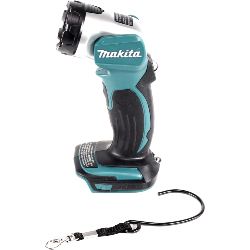 Makita, Arbeitsleuchte, DML 802 RG Akku Lampe für 14,4 und 18 V Akku + 2x Akku 6,0 Ah + Ladegerät