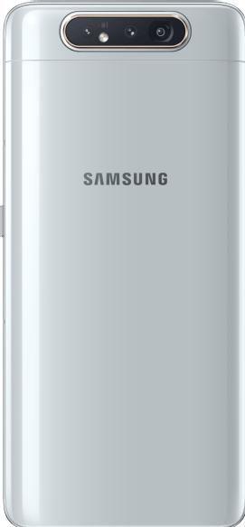 Produktbild Samsung Galaxy A80 (128 GB, Ghost White, 6.70", Dual SIM, 4G)