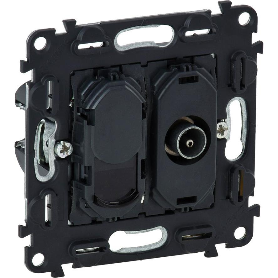 Legrand Uno. Tv + Rj45 Cat6 Utp 753055 753055, Accessori per telefoni