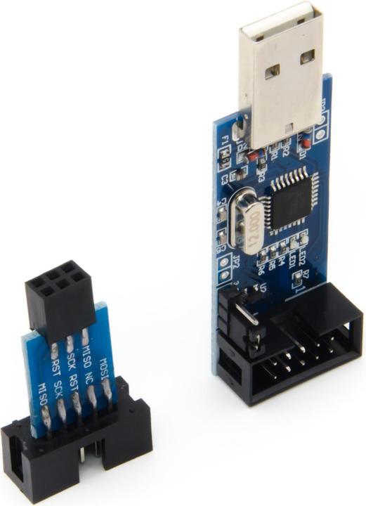 Produktbild Purecrea USBasp AVR Programmer USB ISP mit Adapter Stecker
