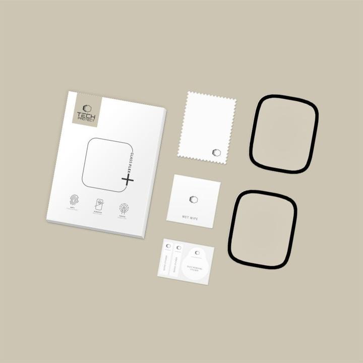Produktbild Tech-Protect Glass Flex+ Hybridglas 2-Pack Xiaomi Redmi Watch 6 Schwarz (AUX Kabel)
