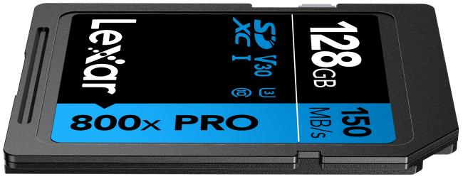 Produktbild Lexar MEMORY SDXC 128GB UHS-I/LSD0800P128G-BNNNG (128 GB, SDXC, U3, UHS-I)