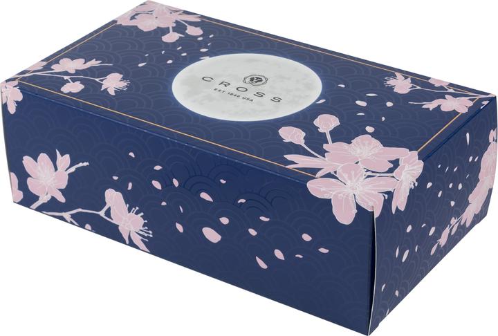 Produktbild Cross Kugelschreiber Century II Blau Lack mit rosegoldenen Kirschblüten (Blau Lack, rosegolden, 1x)