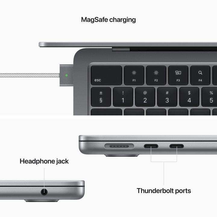 Produktbild Apple MacBook Air – 2022 (13.60", M2, 8 GB, 256 GB, CH)